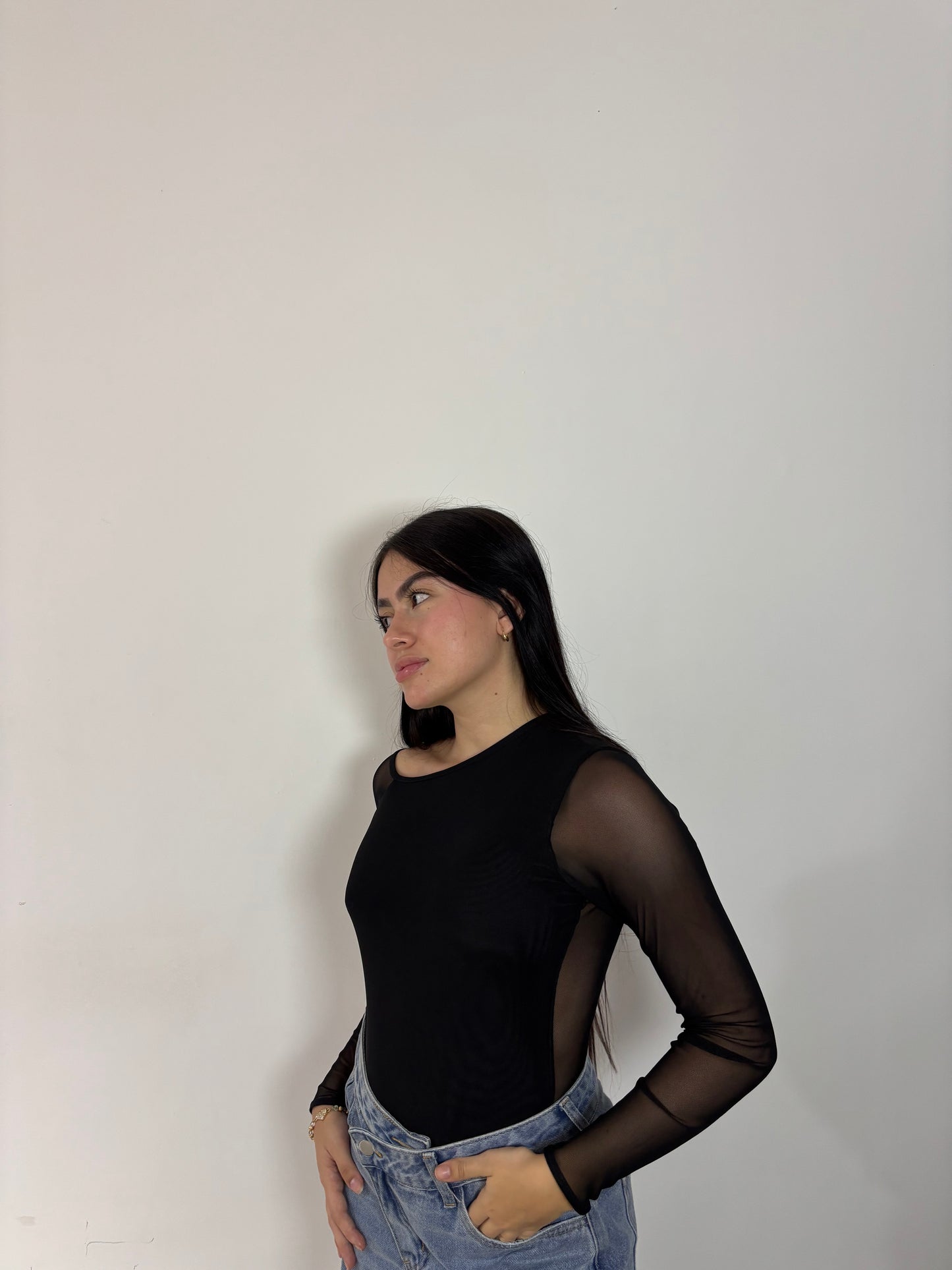Body Alejandra Mallatex Negro