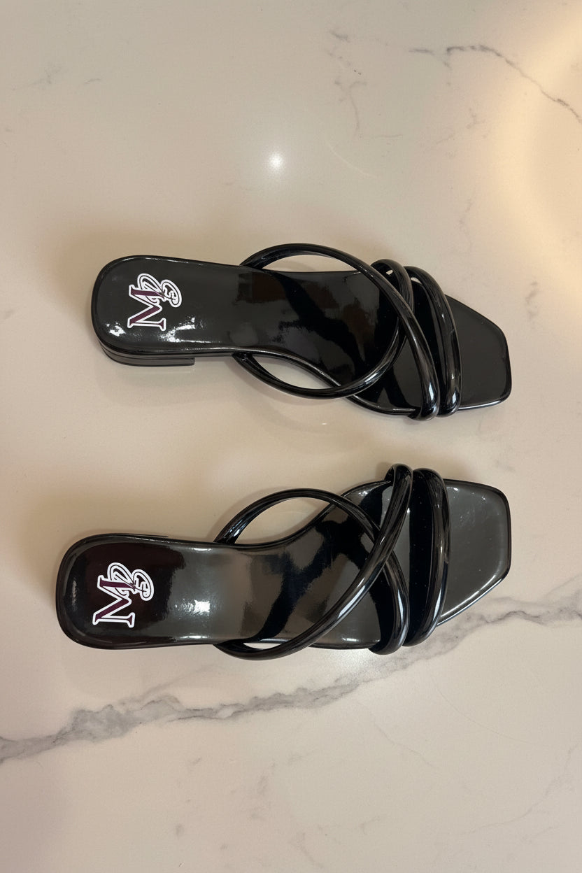 Sandalias planas trenza